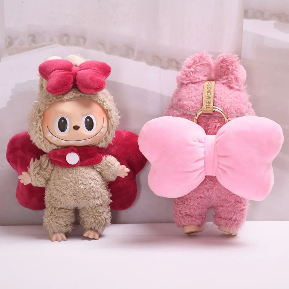 Labubu 3.0 Big Into Energy Doll Decoration Accessories Bow for 17cm Ropa Labubu Clothes Replacement